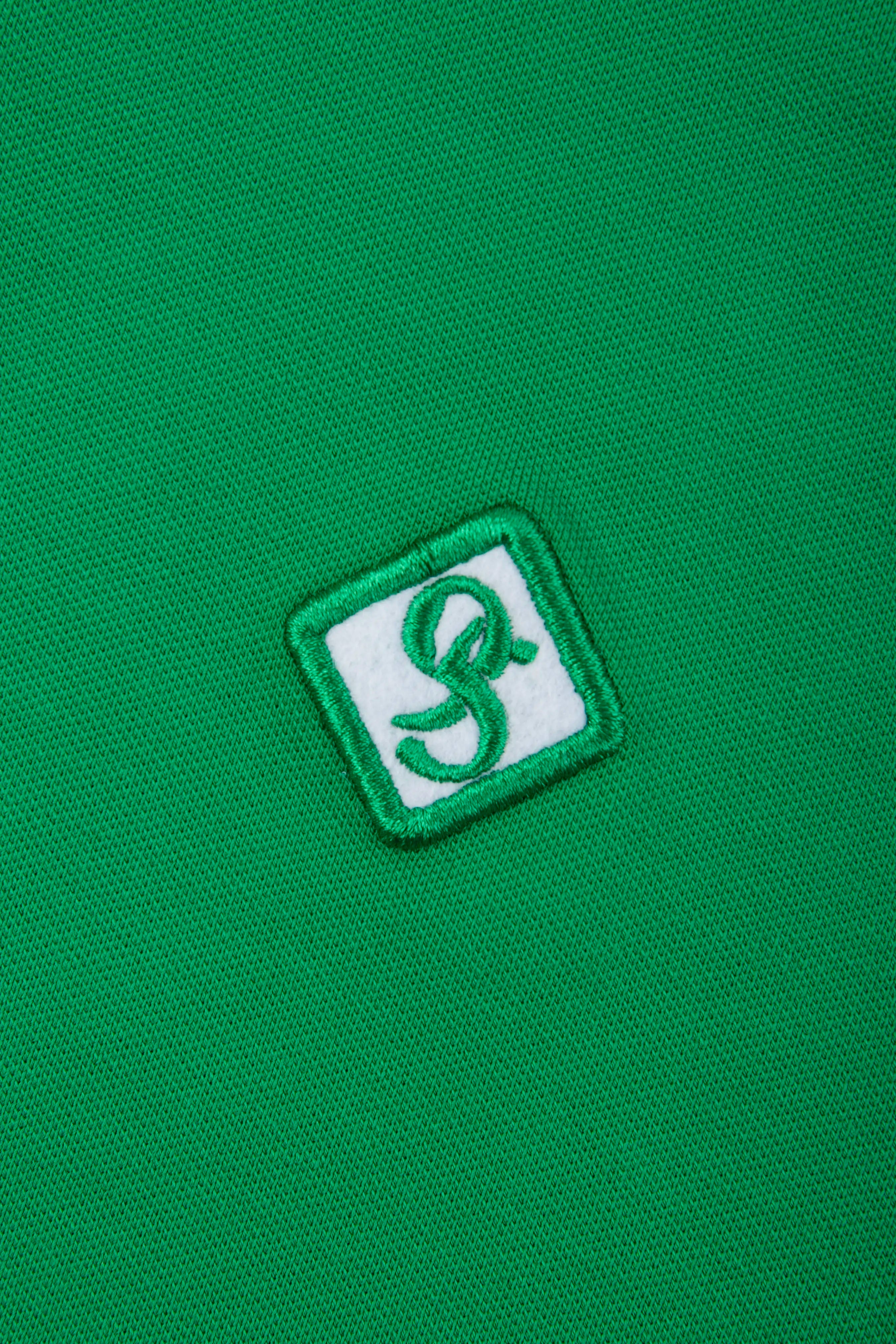 POLO MANGA CORTA COLOR VERDE VIBRANTE