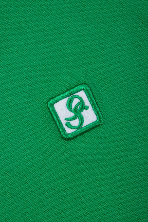 POLO MANGA CORTA COLOR VERDE VIBRANTE