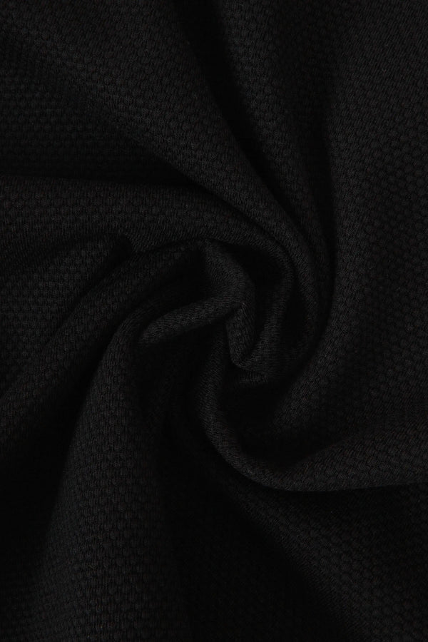 POLO MANGA LARGA COLOR NEGRO
