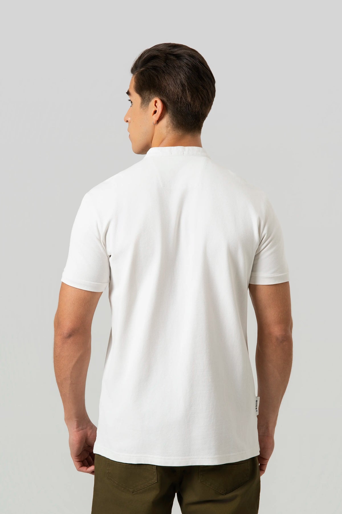 POLO MANGA CORTA COLOR IVORY