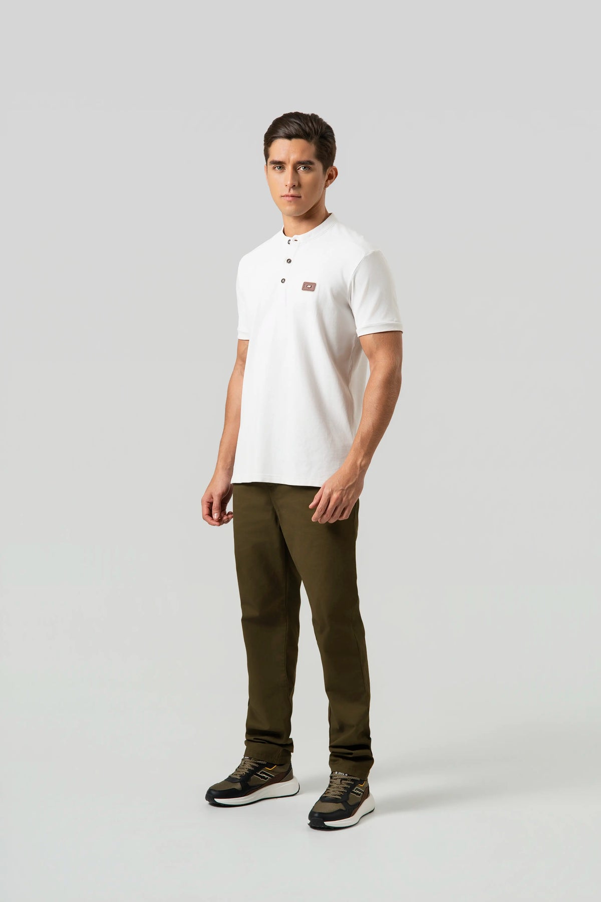 POLO MANGA CORTA COLOR IVORY