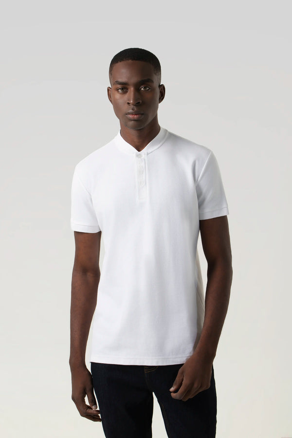 POLO MANGA CORTA COLOR BLANCO