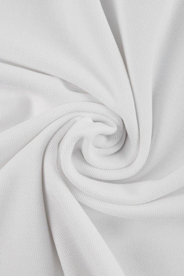 POLO MANGA CORTA COLOR BLANCO