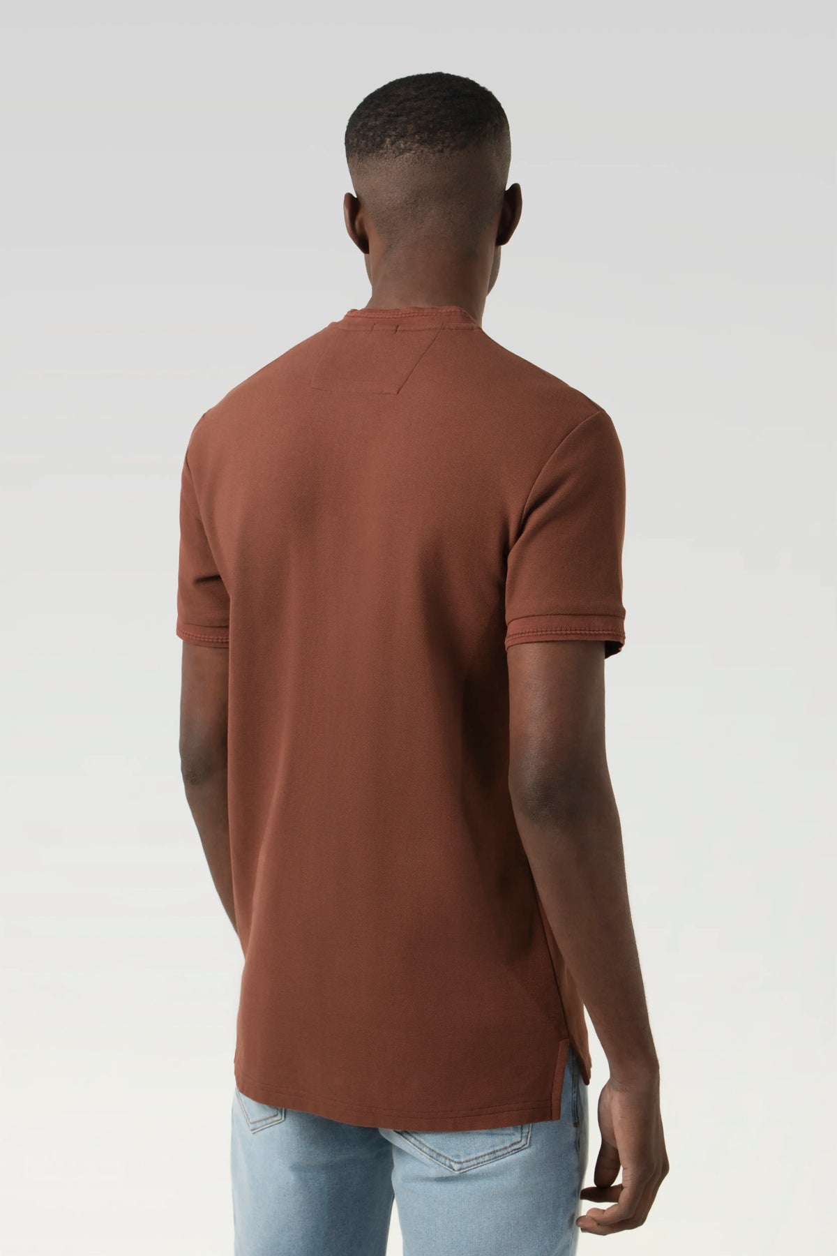 POLO MANGA CORTA COLOR BRUNETTE