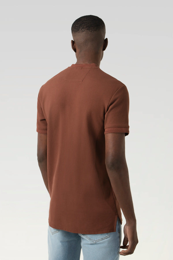 POLO MANGA CORTA COLOR BRUNETTE