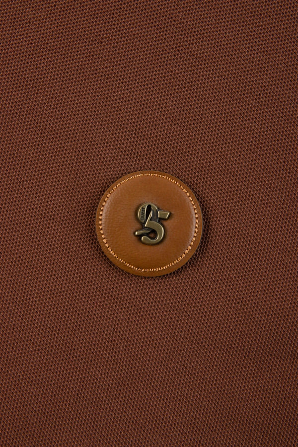 POLO MANGA CORTA COLOR BRUNETTE