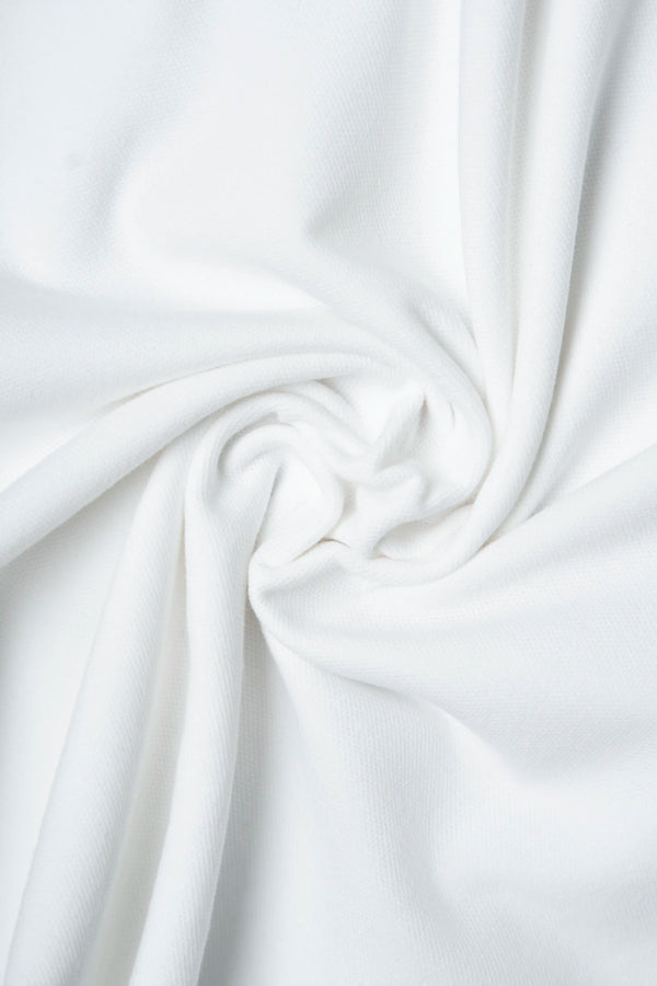 POLO MANGA CORTA COLOR BLANCO BLANCO