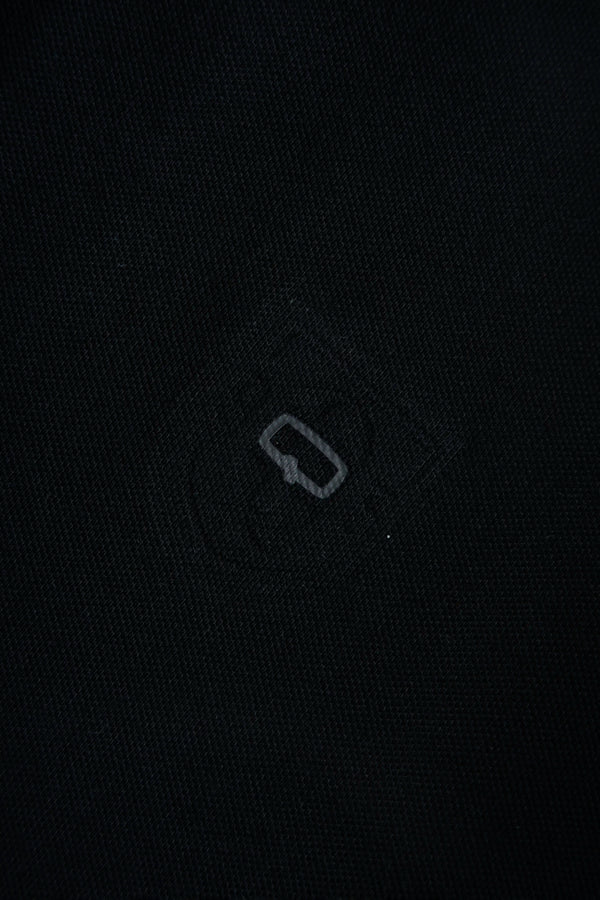 POLO MANGA CORTA COLOR NEGRO