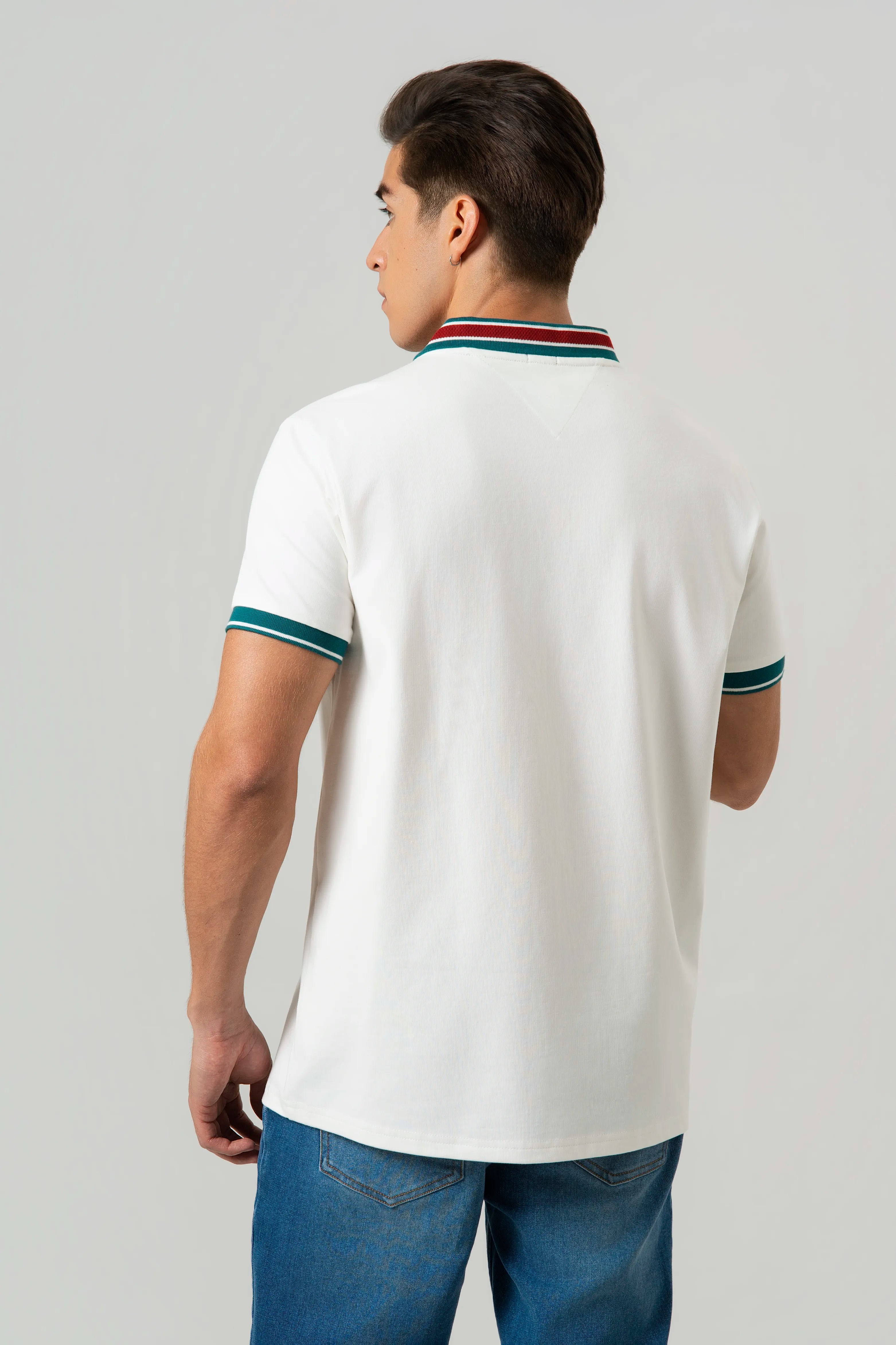 POLO MANGA CORTA COLOR IVORY