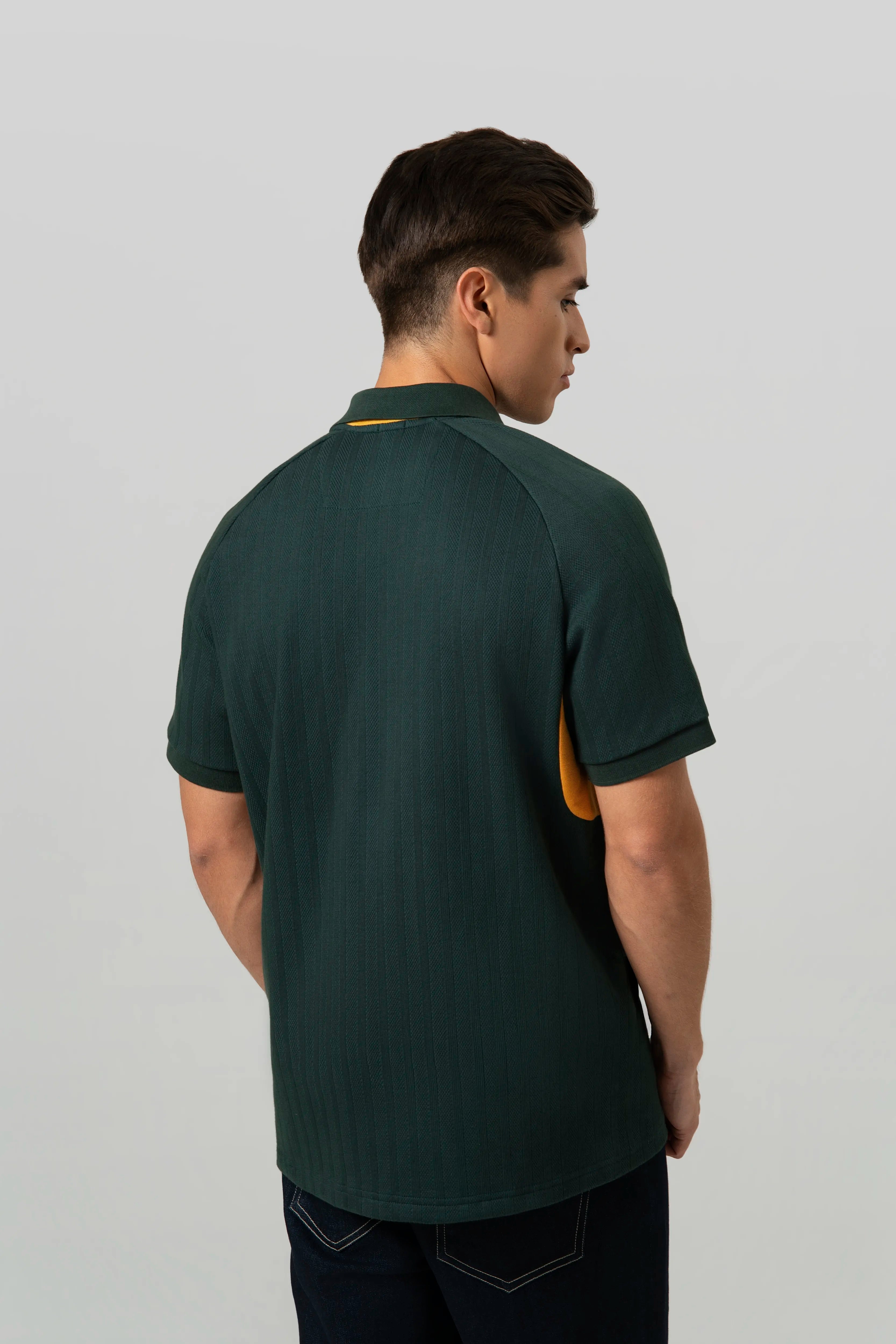 POLO BRASIL MANGA CORTA COLOR DARK GREEN