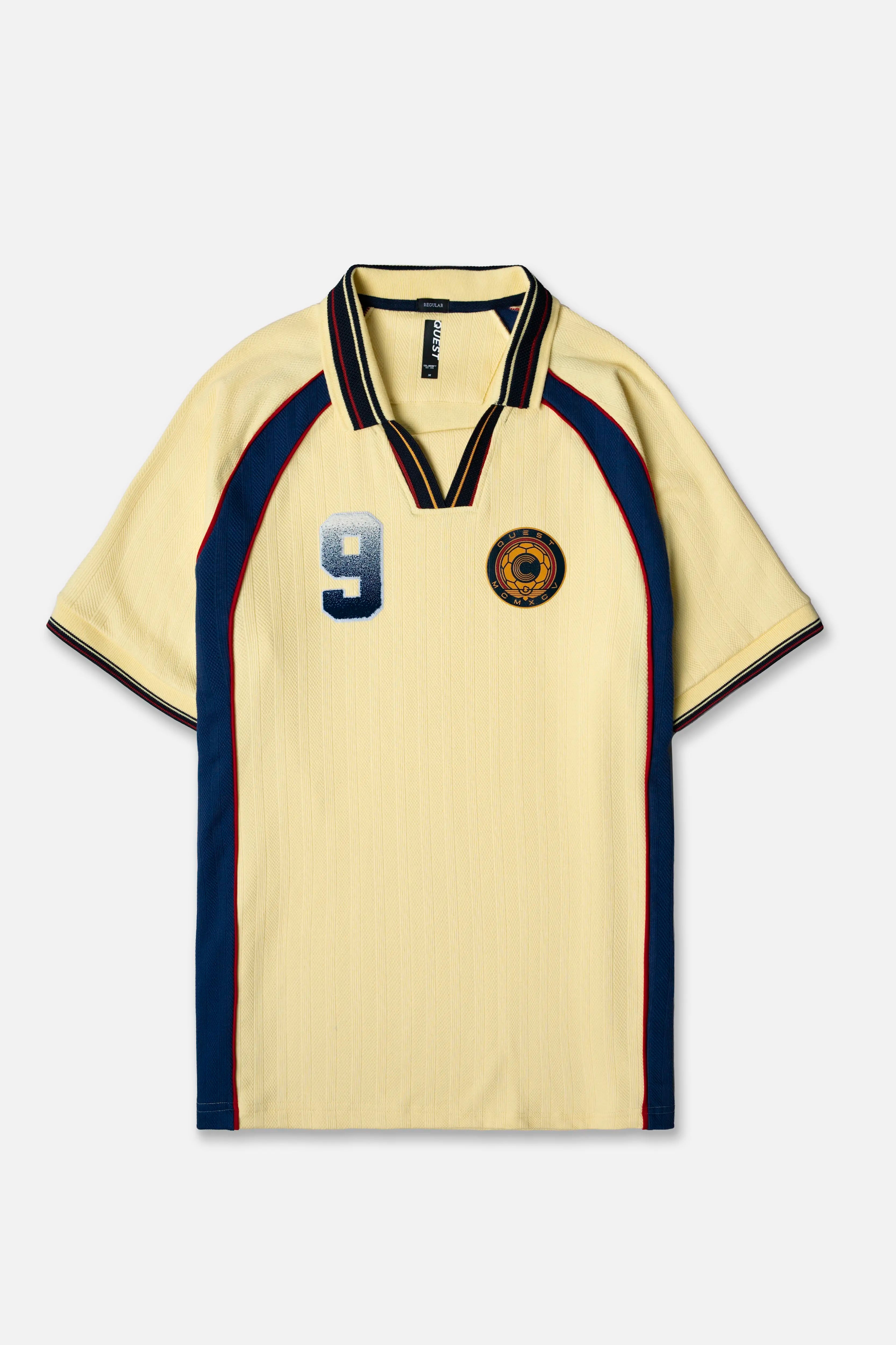 POLO COLOMBIA MANGA CORTA COLOR BANANA PALIDO