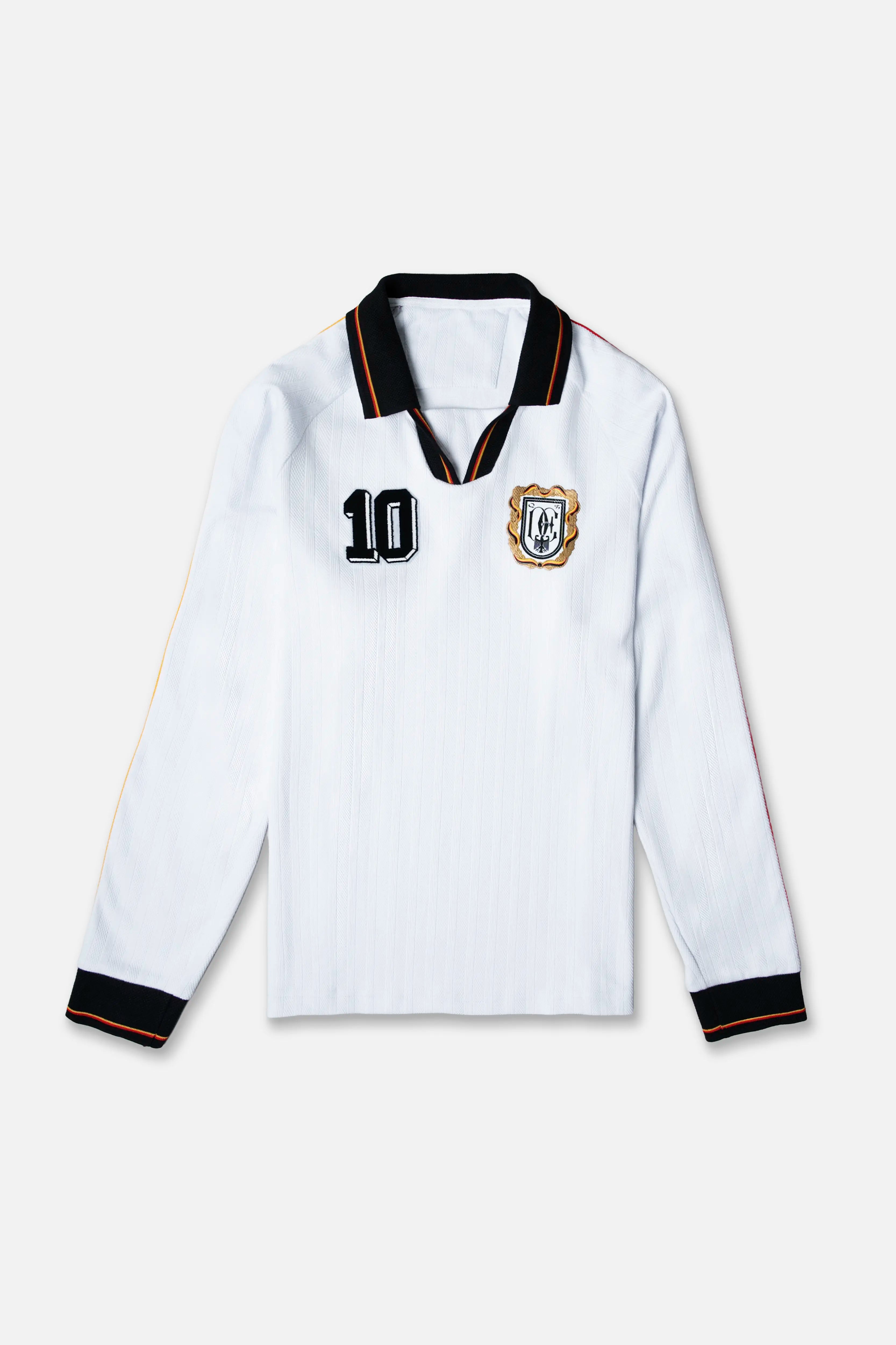 POLO ALEMANIA MANGA LARGA COLOR BLANCO OPTICO