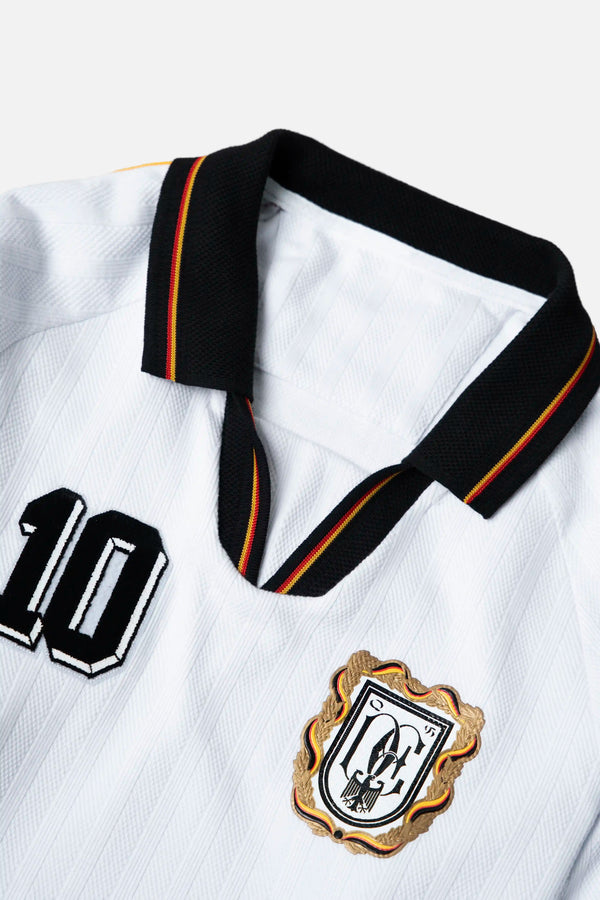 POLO ALEMANIA MANGA LARGA COLOR BLANCO OPTICO