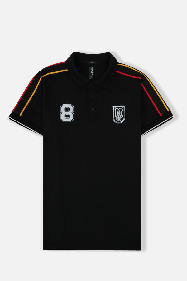 POLO ALEMANIA MANGA CORTA COLOR NEGRO