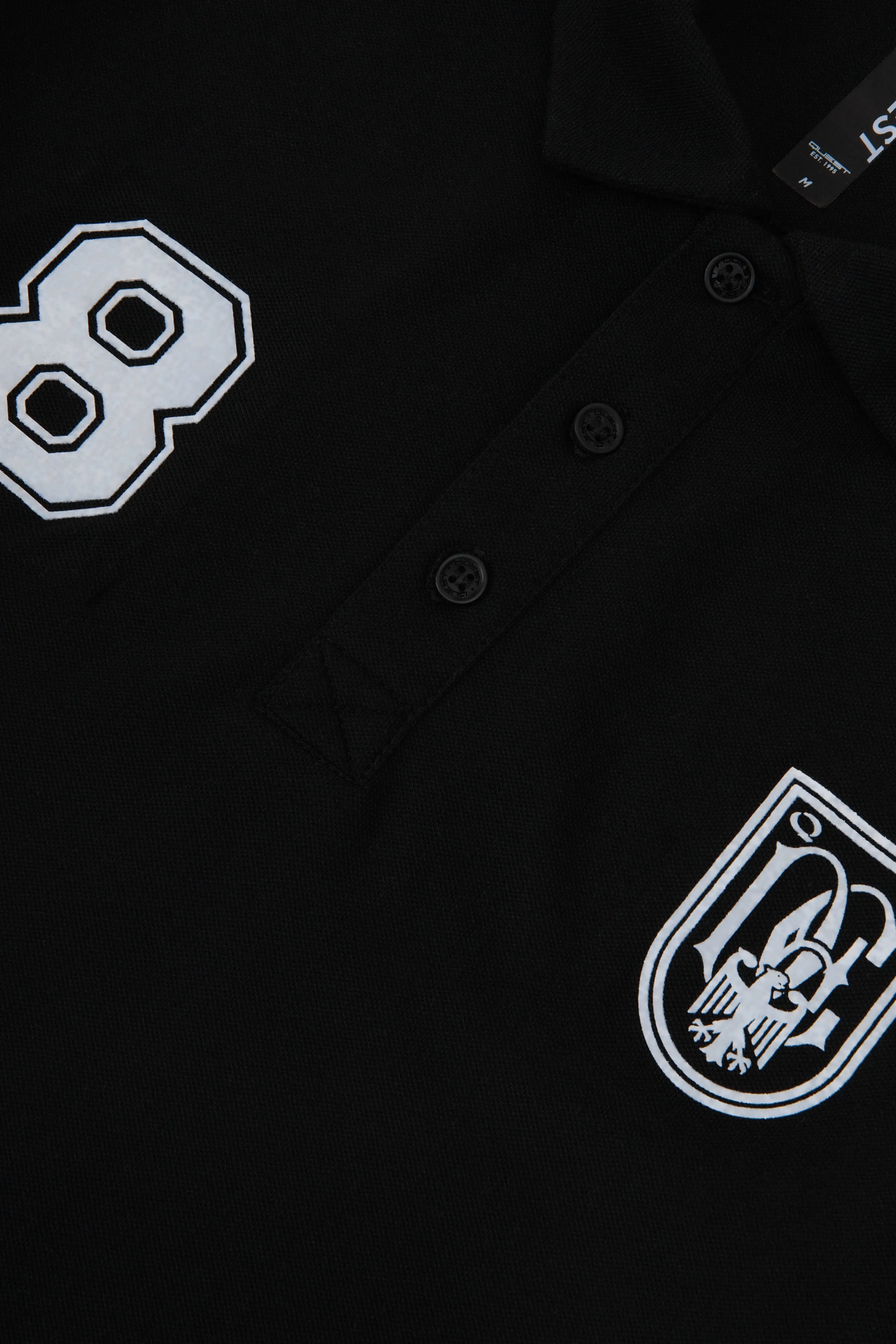 POLO ALEMANIA MANGA CORTA COLOR NEGRO