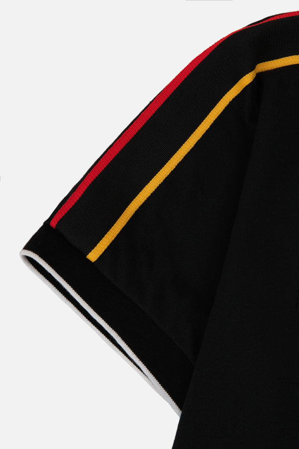 POLO ALEMANIA MANGA CORTA COLOR NEGRO