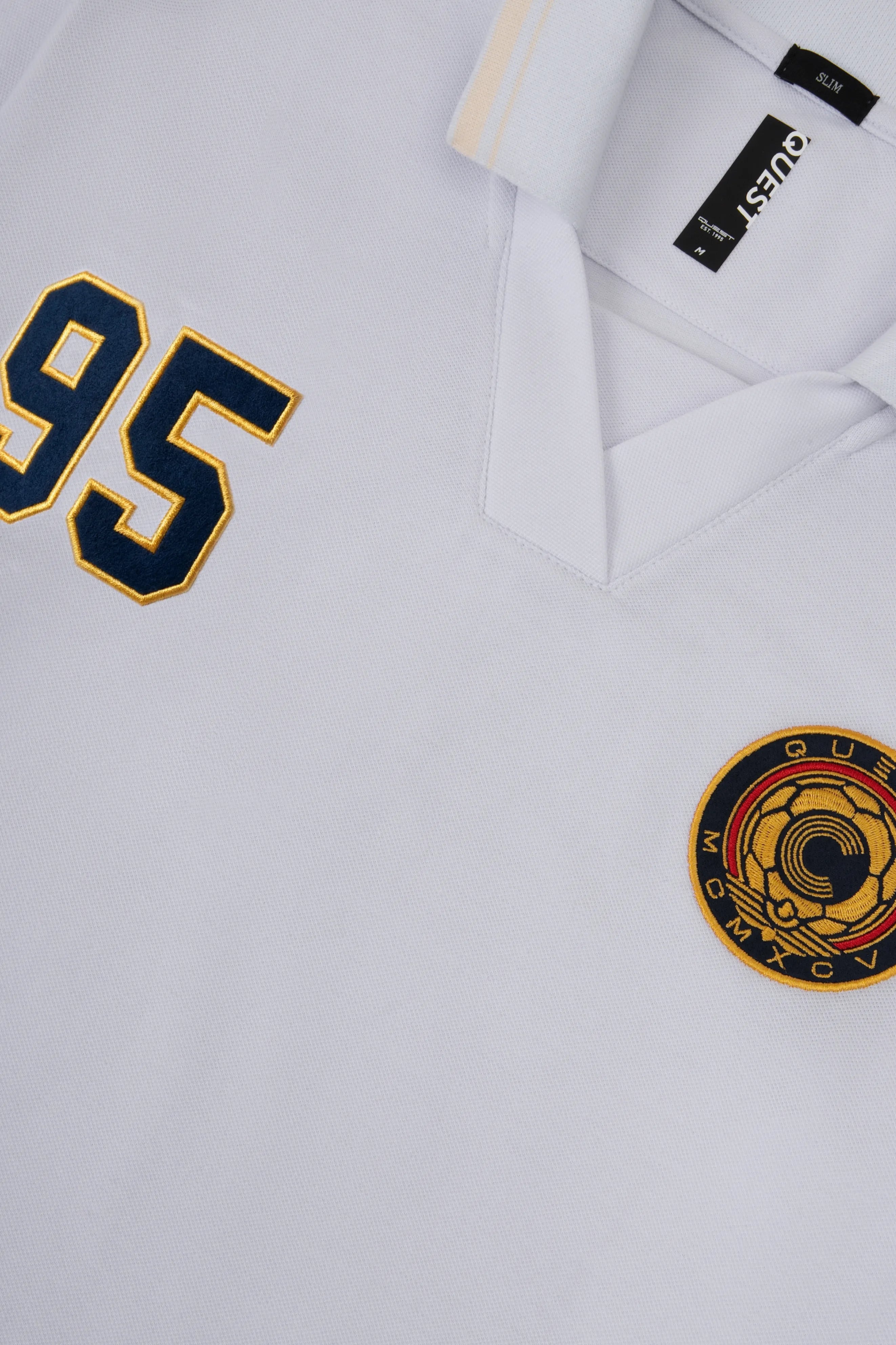 POLO COLOMBIA MANGA CORTA COLOR BLANCO OPTICO COLOMBIA