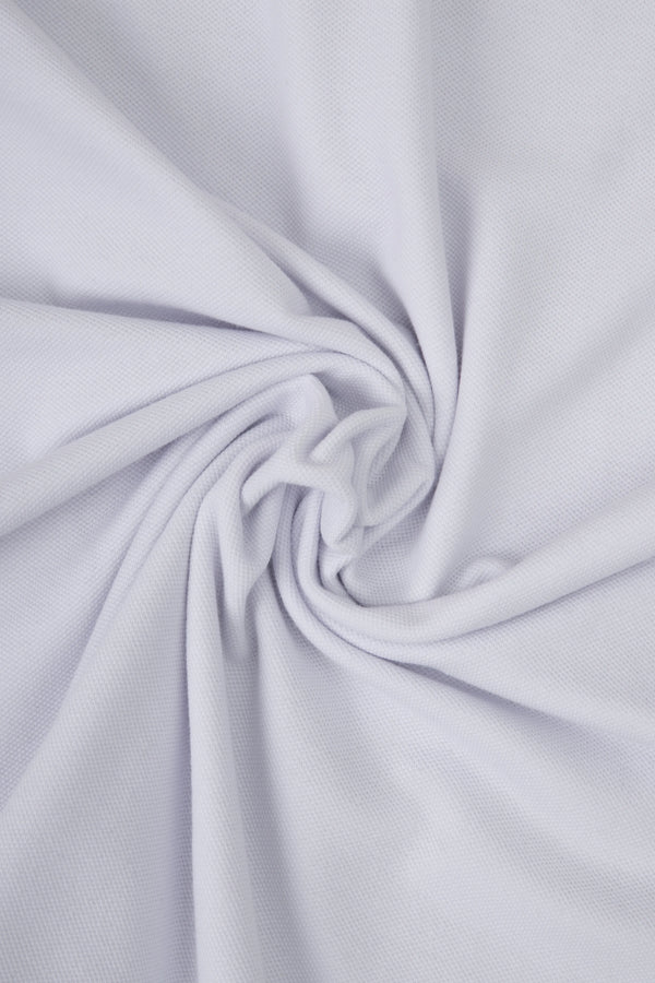 POLO COLOMBIA MANGA CORTA COLOR BLANCO OPTICO COLOMBIA