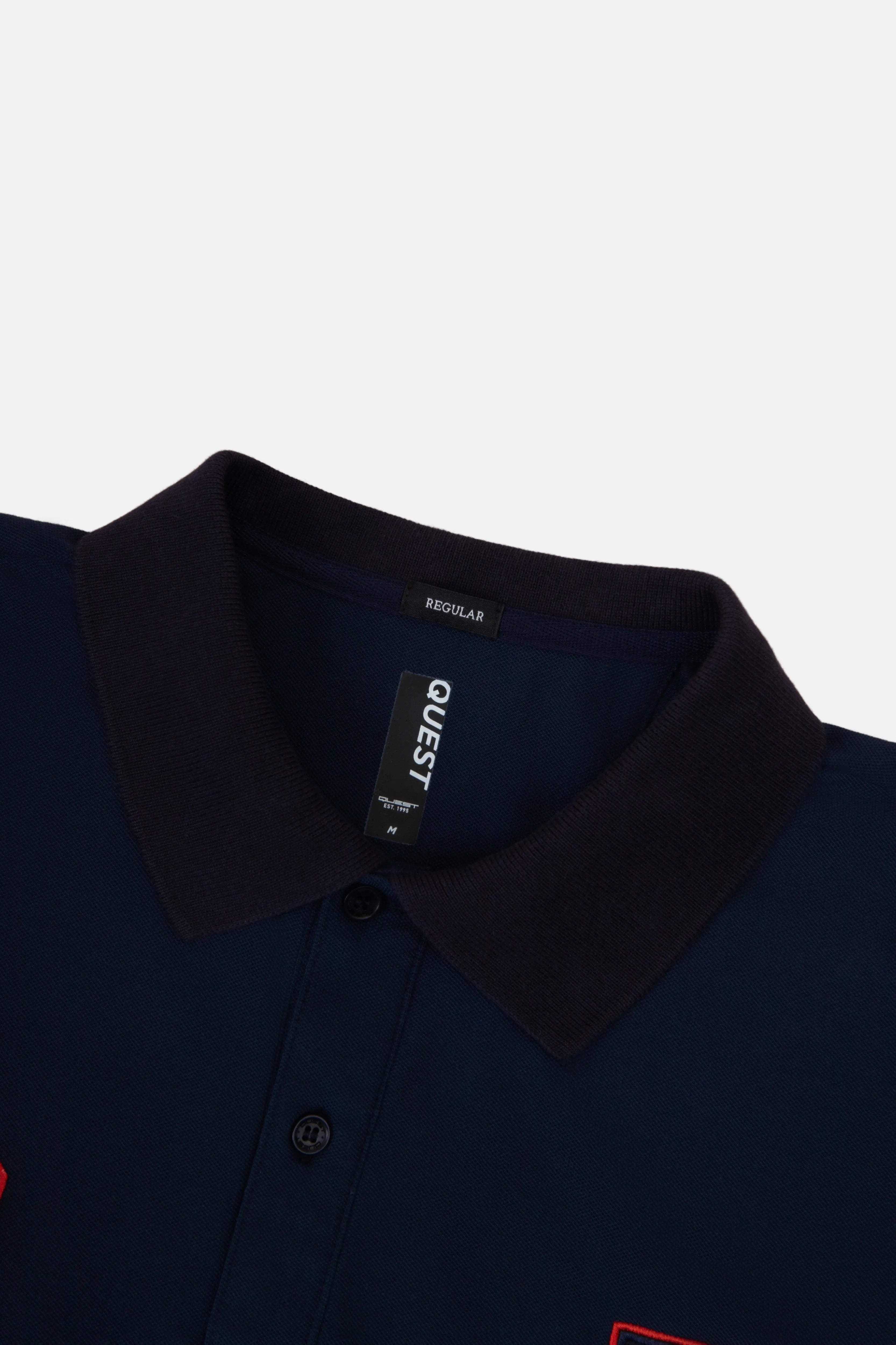 POLO FRANCIA MANGA CORTA COLOR AZUL OSCURO