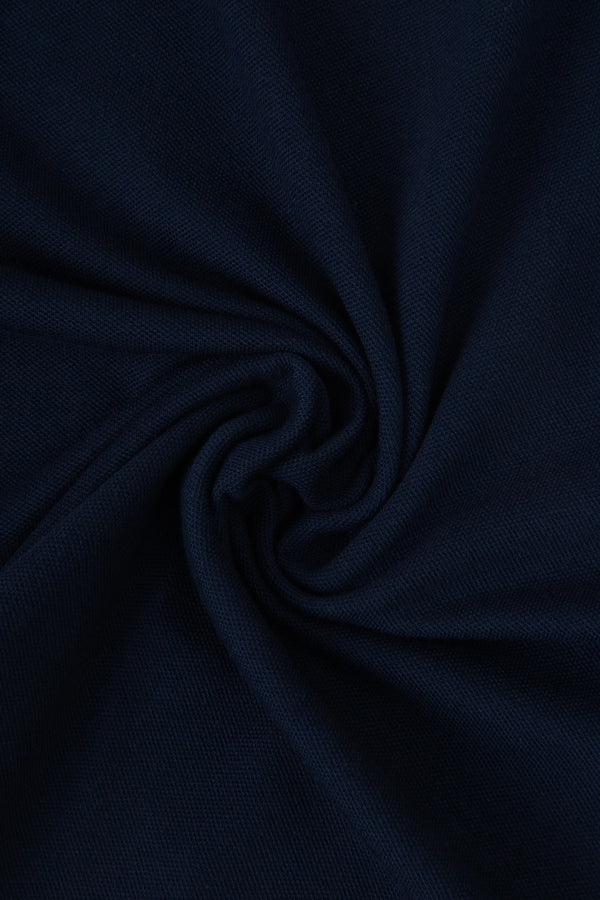 POLO FRANCIA MANGA CORTA COLOR AZUL OSCURO