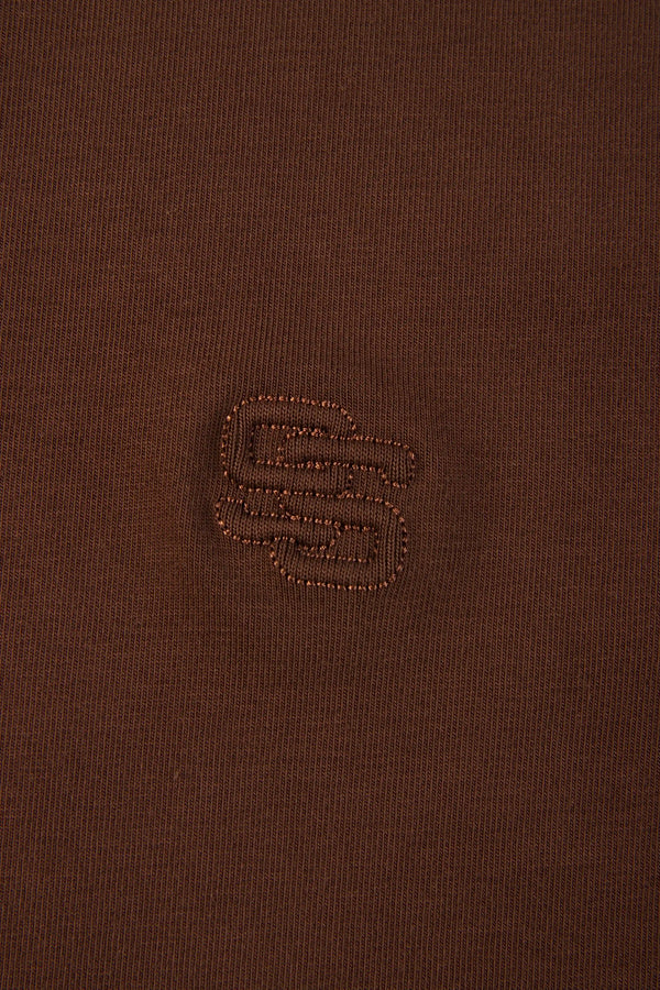 POLO MANGA CORTA COLOR SHAVED CHOCOLATE