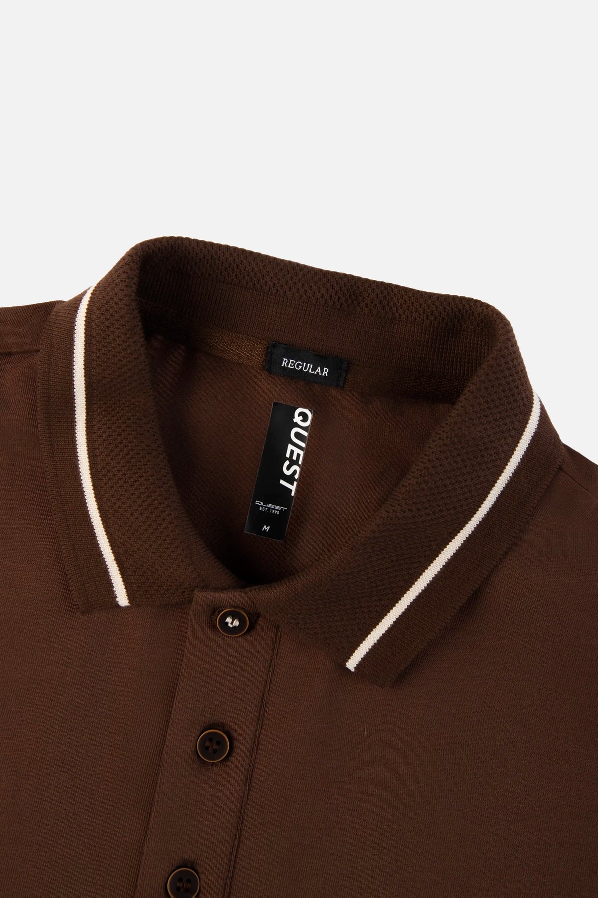 POLO MANGA CORTA COLOR SHAVED CHOCOLATE