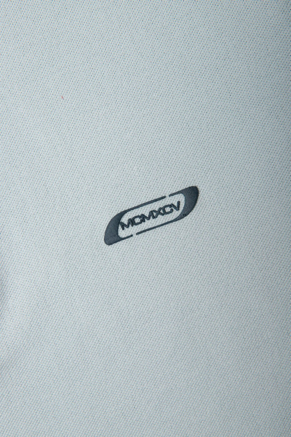 POLO MANGA CORTA COLOR AZUL NIEBLA