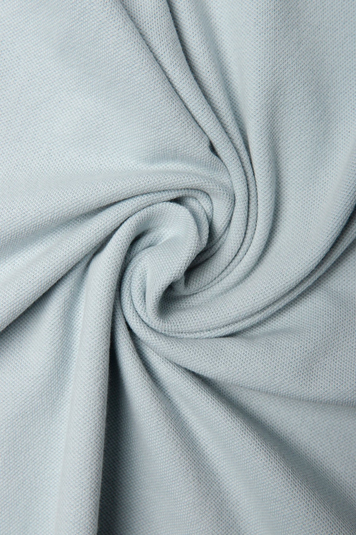 POLO MANGA CORTA COLOR AZUL NIEBLA
