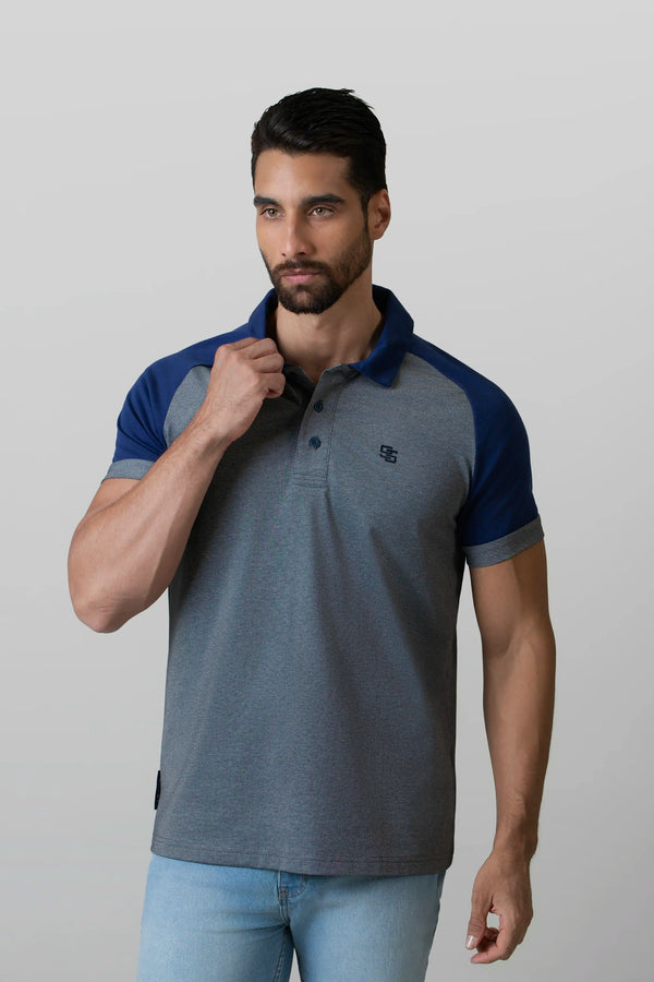 POLO MANGA CORTA COLOR NEGRO