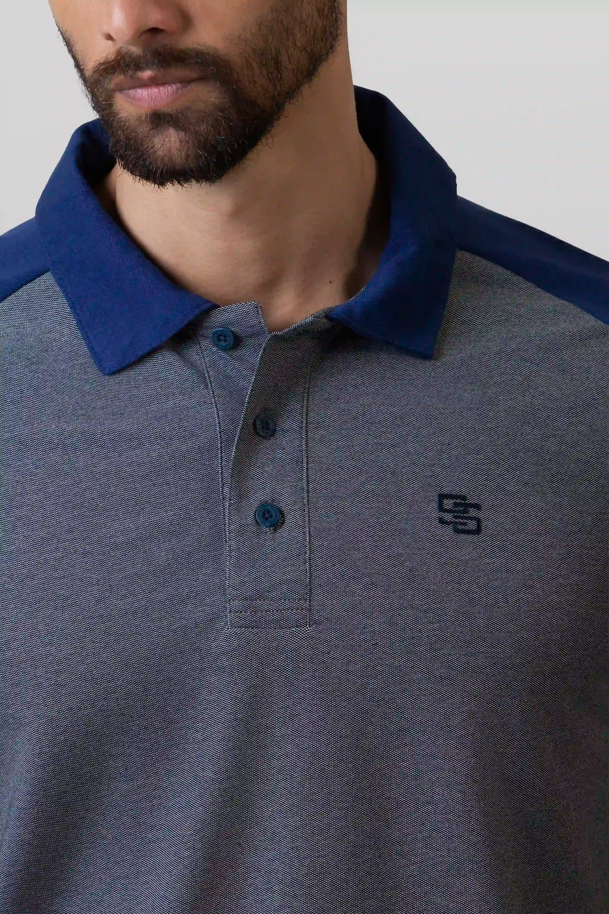 POLO MANGA CORTA COLOR NEGRO