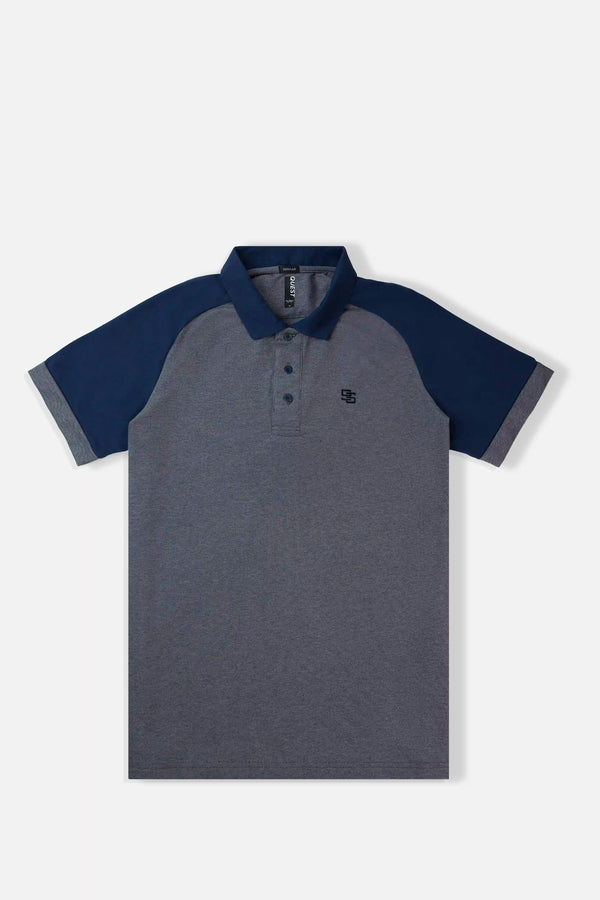 POLO MANGA CORTA COLOR NEGRO