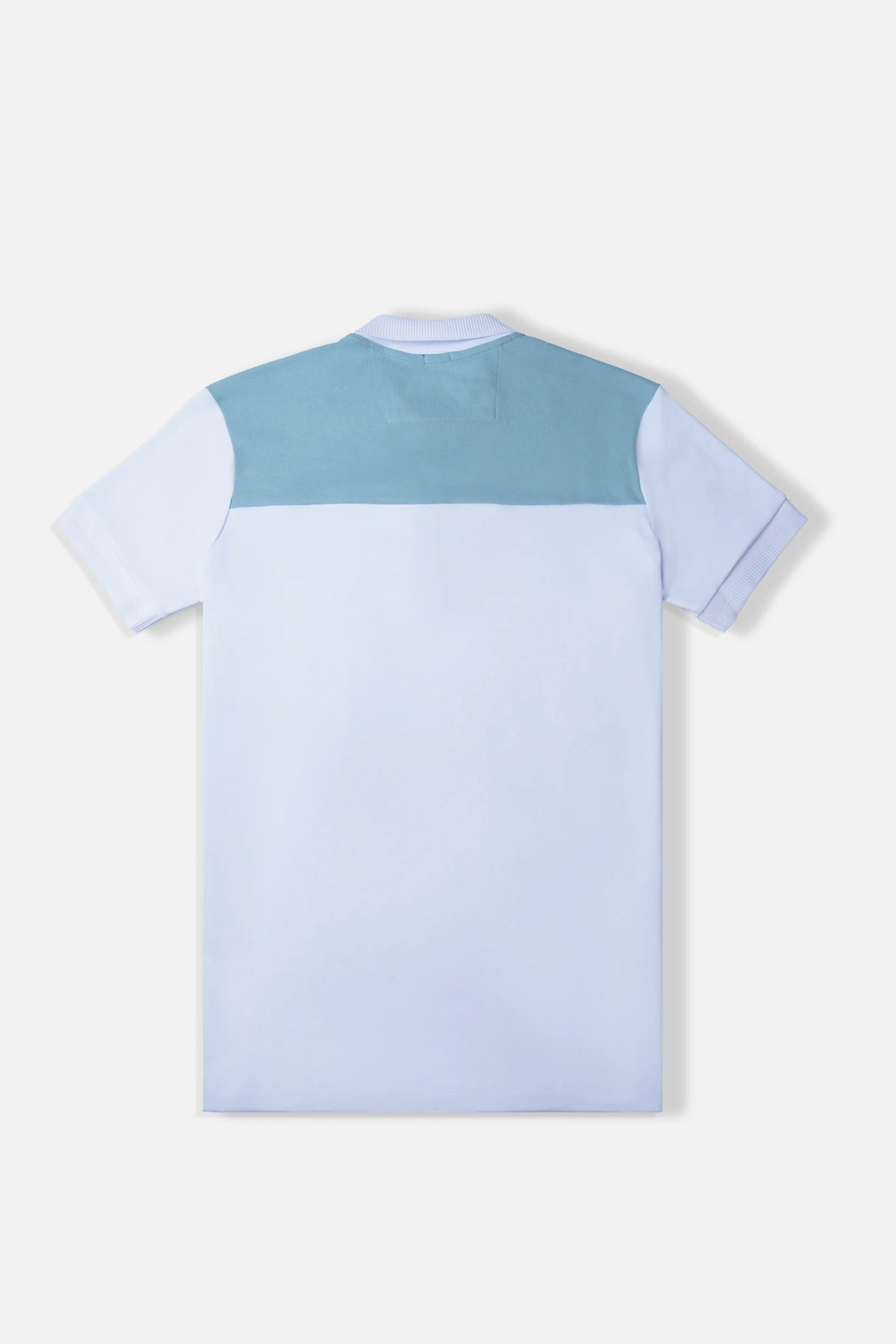 POLO MANGA CORTA COLOR BLANCO OPTICO