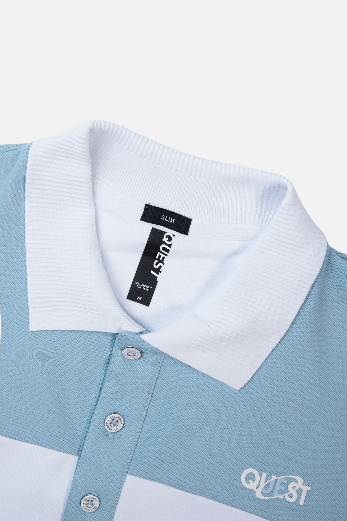 POLO MANGA CORTA COLOR BLANCO OPTICO