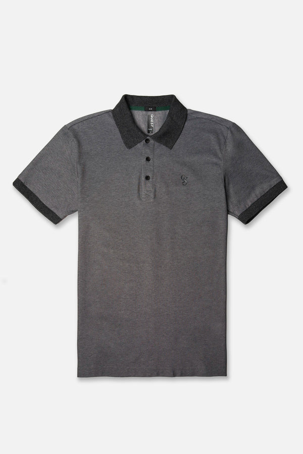 POLO MANGA CORTA COLOR NEGRO