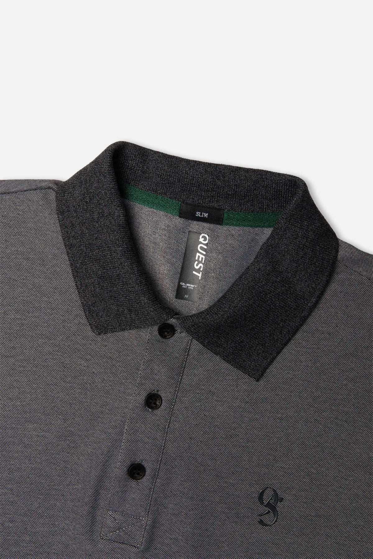 POLO MANGA CORTA COLOR NEGRO