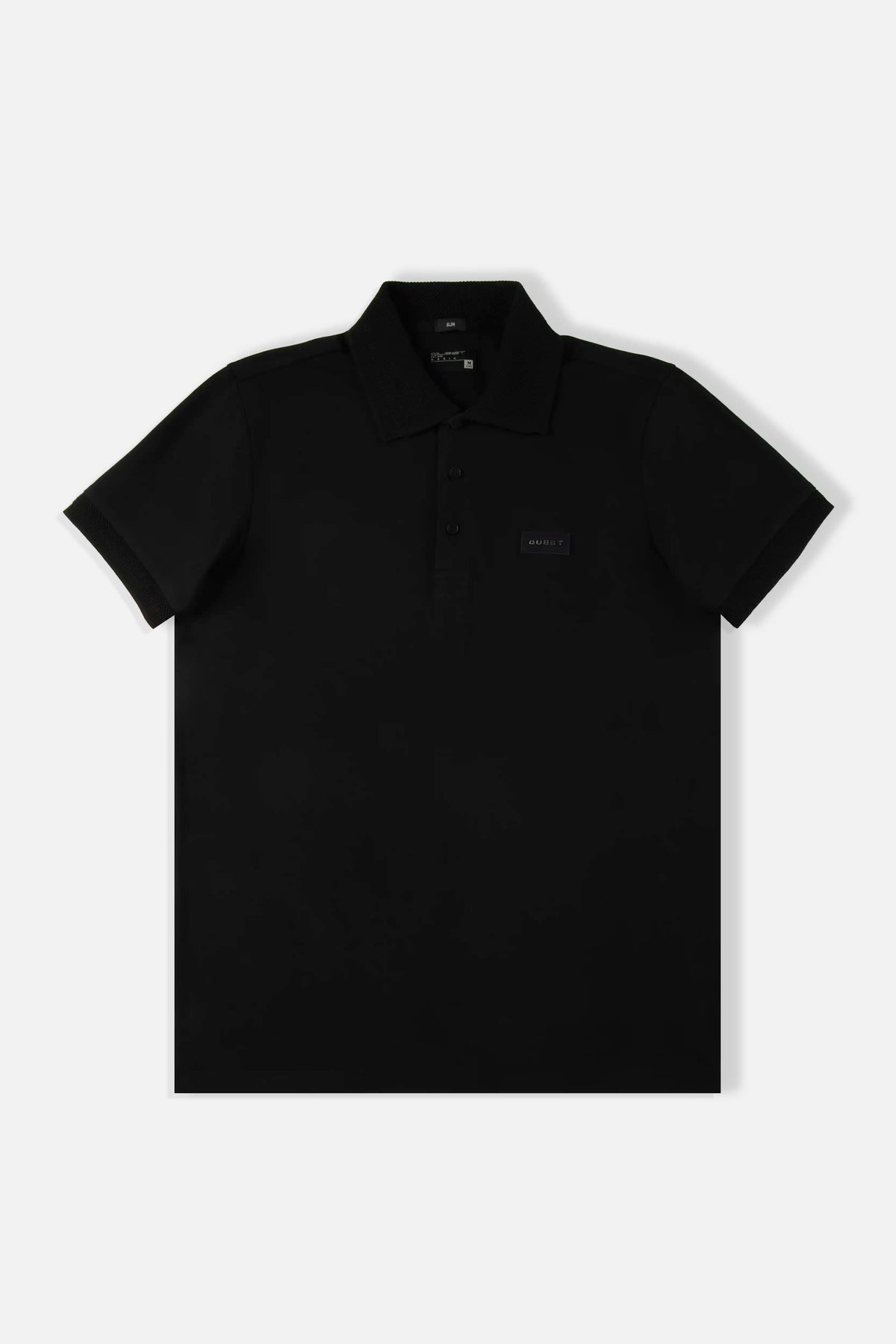 POLO MANGA CORTA COLOR NEGRO