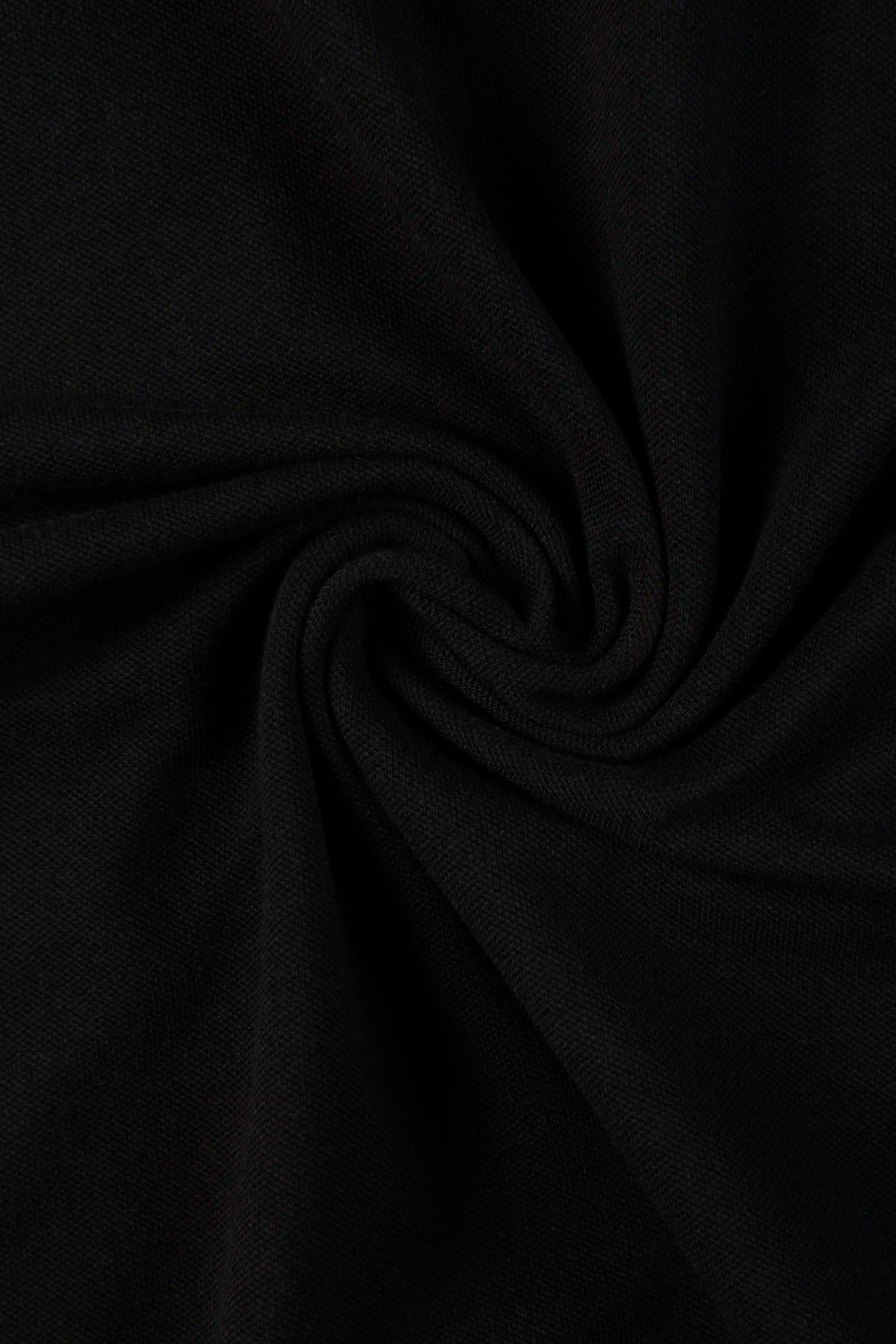 POLO MANGA CORTA COLOR NEGRO