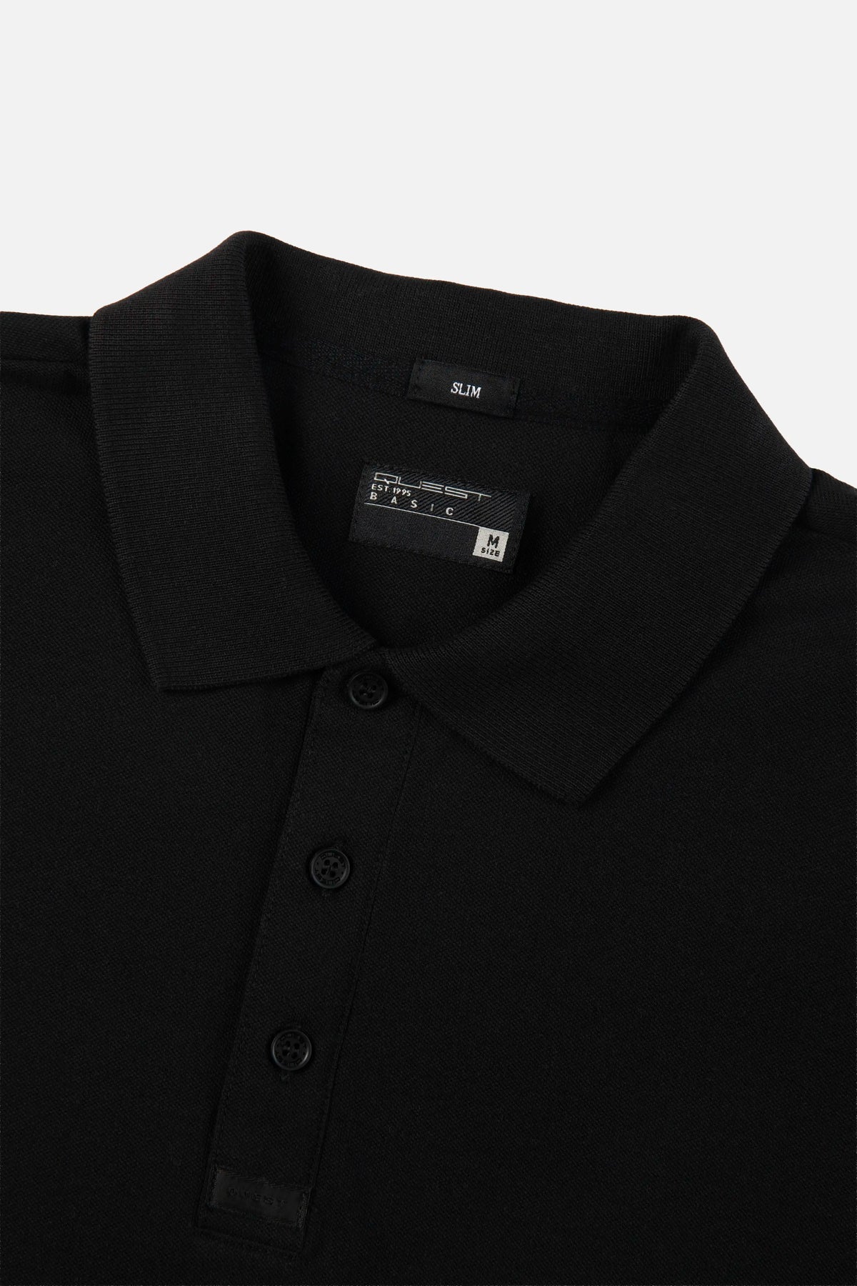 POLO MANGA CORTA COLOR NEGRO