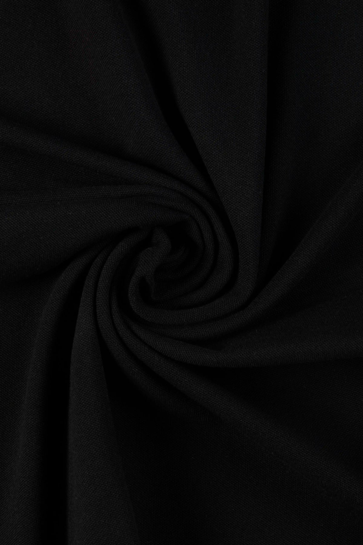 POLO MANGA CORTA COLOR NEGRO