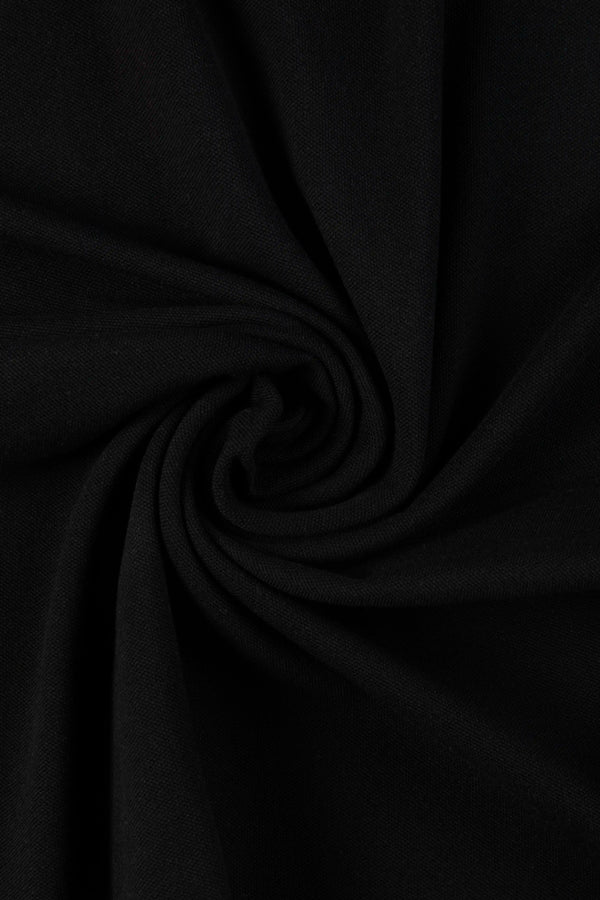 POLO MANGA CORTA COLOR NEGRO