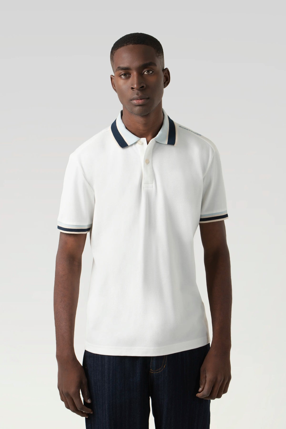 POLO MANGA CORTA COLOR IVORY