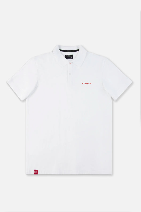 POLO MANGA CORTA COLOR BLANCO BLANCO
