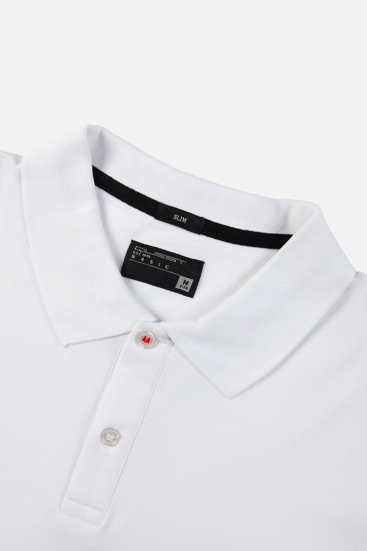 POLO MANGA CORTA COLOR BLANCO BLANCO