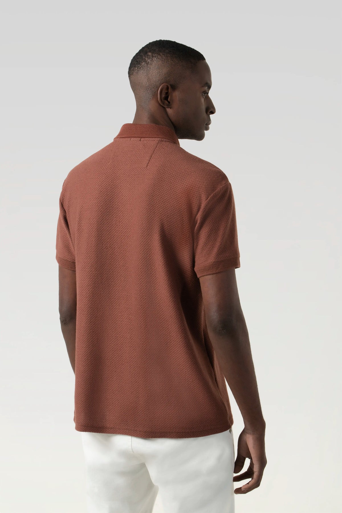 POLO MANGA CORTA COLOR BRUNETTE