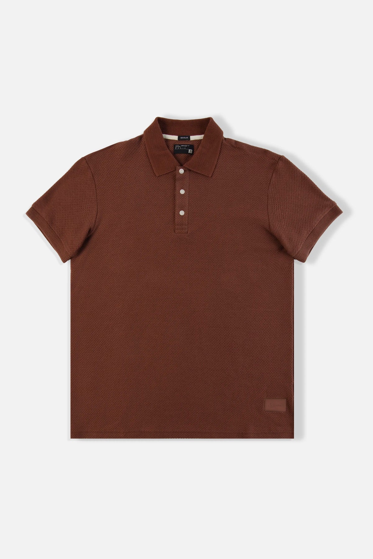 POLO MANGA CORTA COLOR BRUNETTE