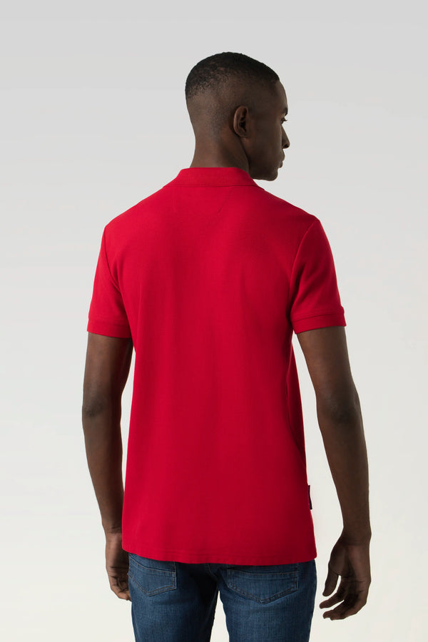 POLO MANGA CORTA COLOR ROJO