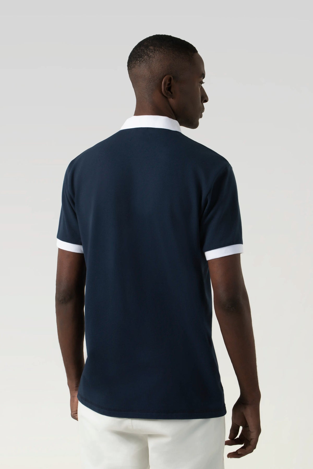 POLO MANGA CORTA COLOR AZUL OSCURO