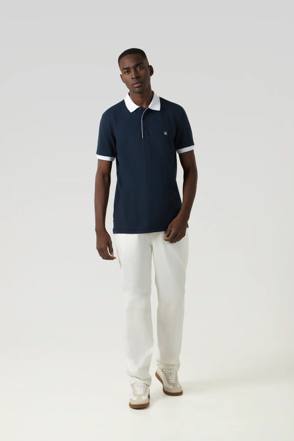 POLO MANGA CORTA COLOR AZUL OSCURO