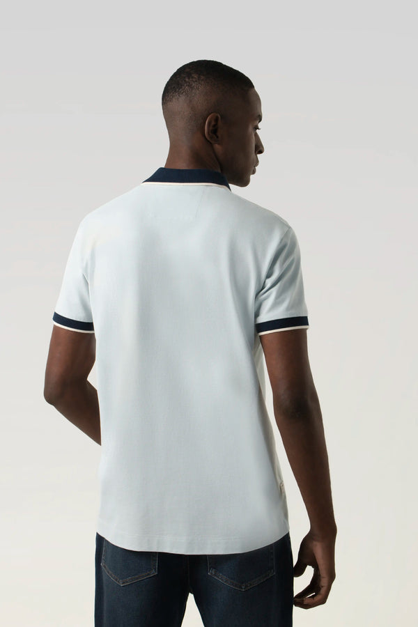 POLO MANGA CORTA COLOR BABY BLUE