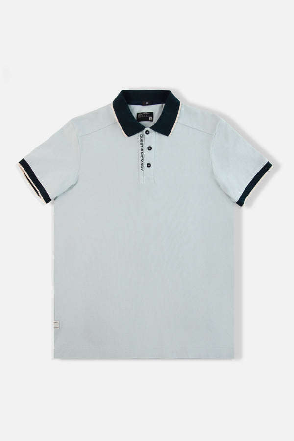 POLO MANGA CORTA COLOR BABY BLUE